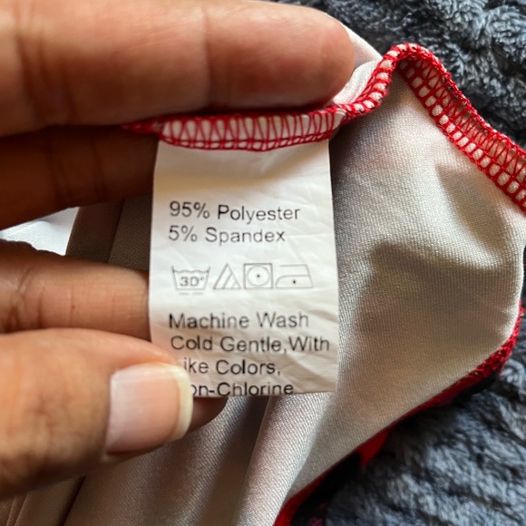 Red leopard print dress - Picture 4 of 6